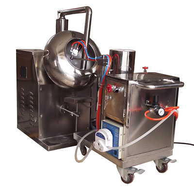 pharmaceutical coating pan, Table Drage machine, tablet coating www.Minipress.ru