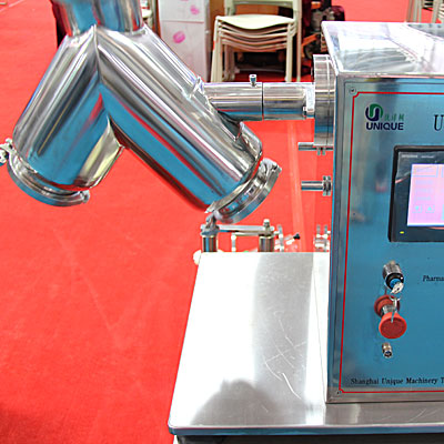 Pharmaceutiques mélangeurs baril ivres, V-twin, poudre 3D mélangeur www.Minipress.ru