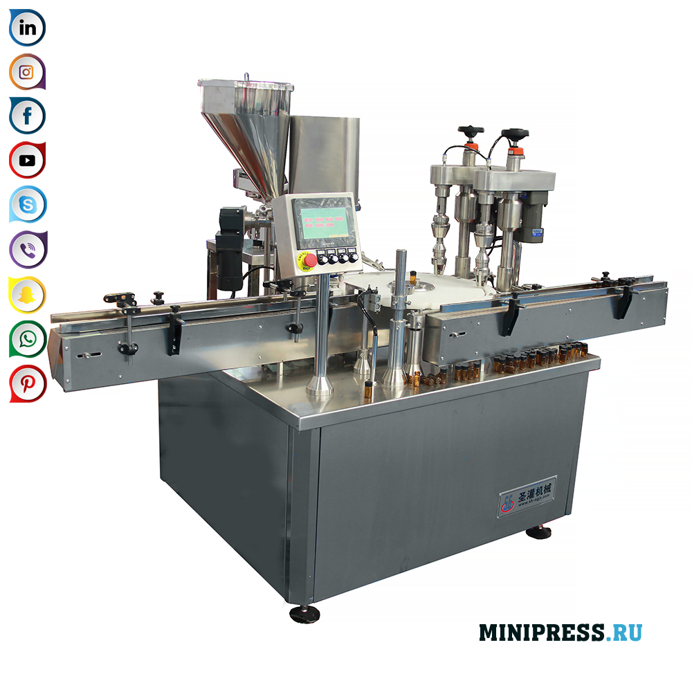 Monoblok i paketimit te dozuar te materialeve pluhur