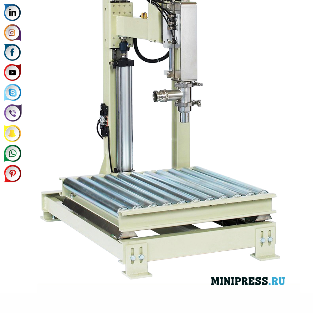 معدات نصف آلية لملء الصلب 200 لتر برميل