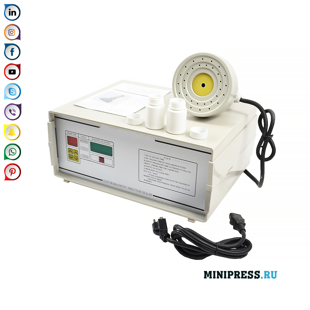 Գրասենյակային սարքավորումներ `մեմբրանը պլաստիկ շշի պարանոցին զոդելու համար