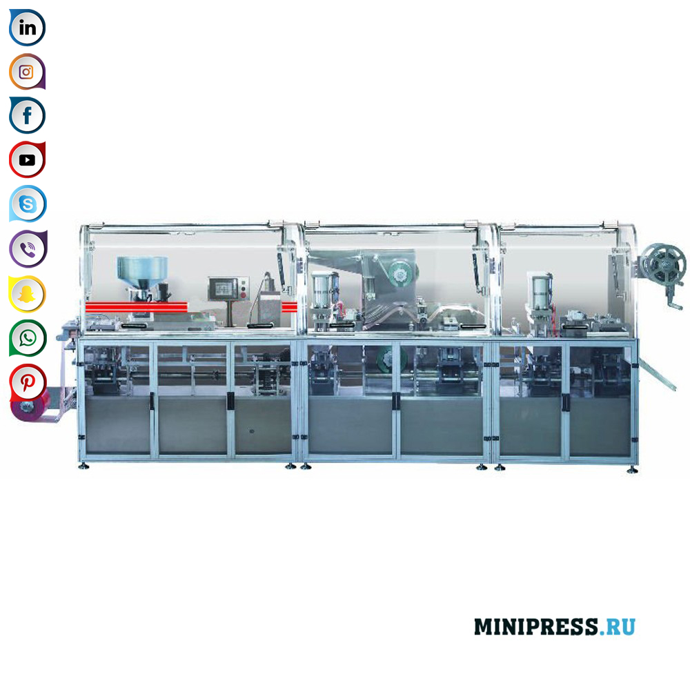 Ավտոմատ բալզերի փաթեթավորման մեքենա ալյումինե-ալյումինե / ալյումինե-PVC