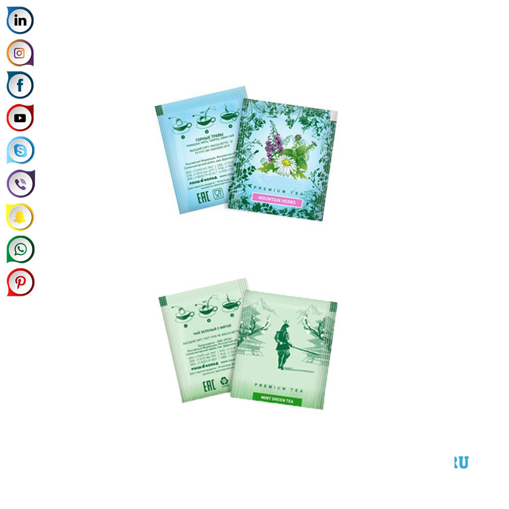 Փաթեթավորված թեյը արտաքին պայուսակում