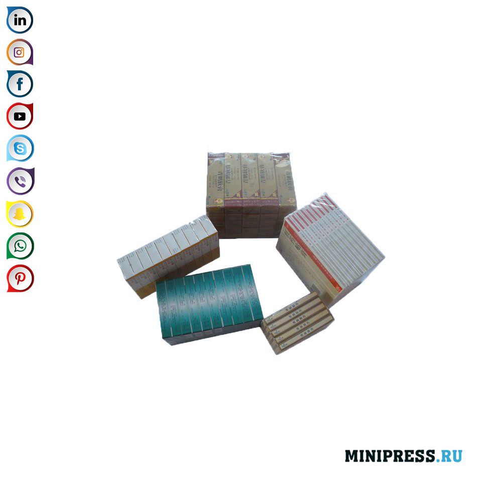 Փաթեթավորման տուփեր ցելոֆանում