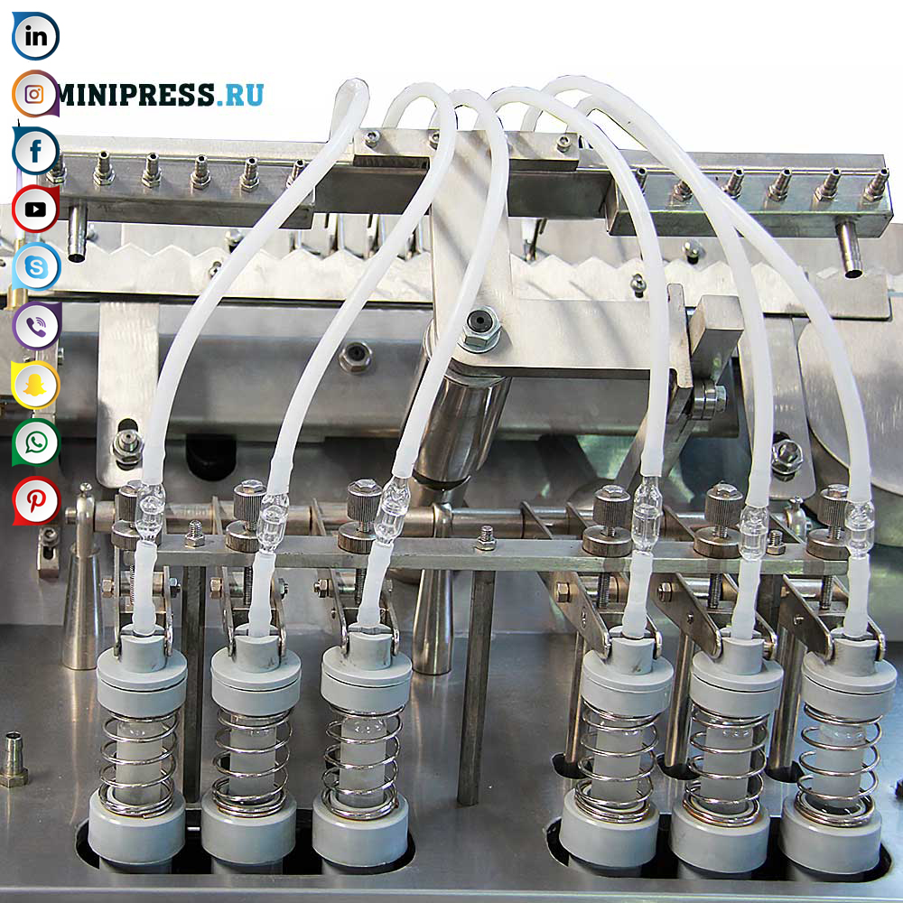 Оборудване за пълнене и запечатване на стъклени ампули