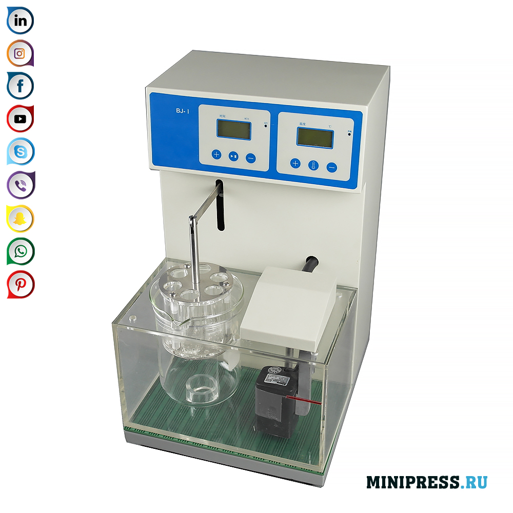 Оборудване за проверка на условията на разпадане на прах във фармацевтичното производство