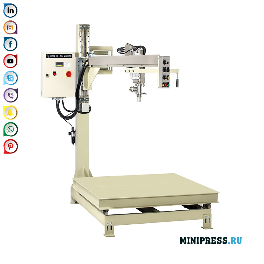 Оборудване за бутилиране на химикали, бои и лакове и нефтопродукти
