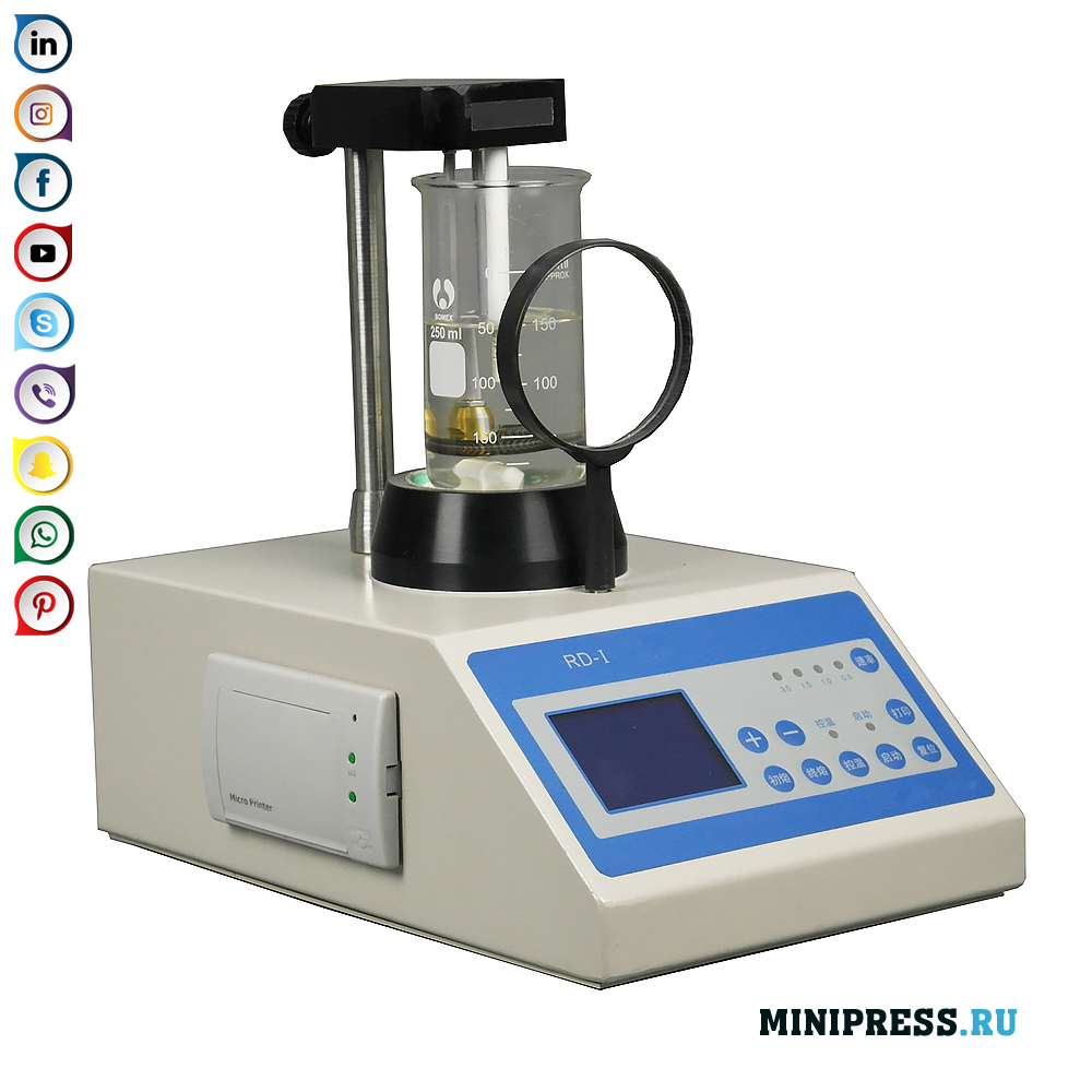 Оборудване за проверка на параметрите на топене на фармацевтичните препарати