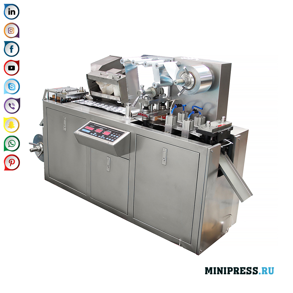 Equip per envasar comprimits i càpsules de gelatina en butllofes d'alumini