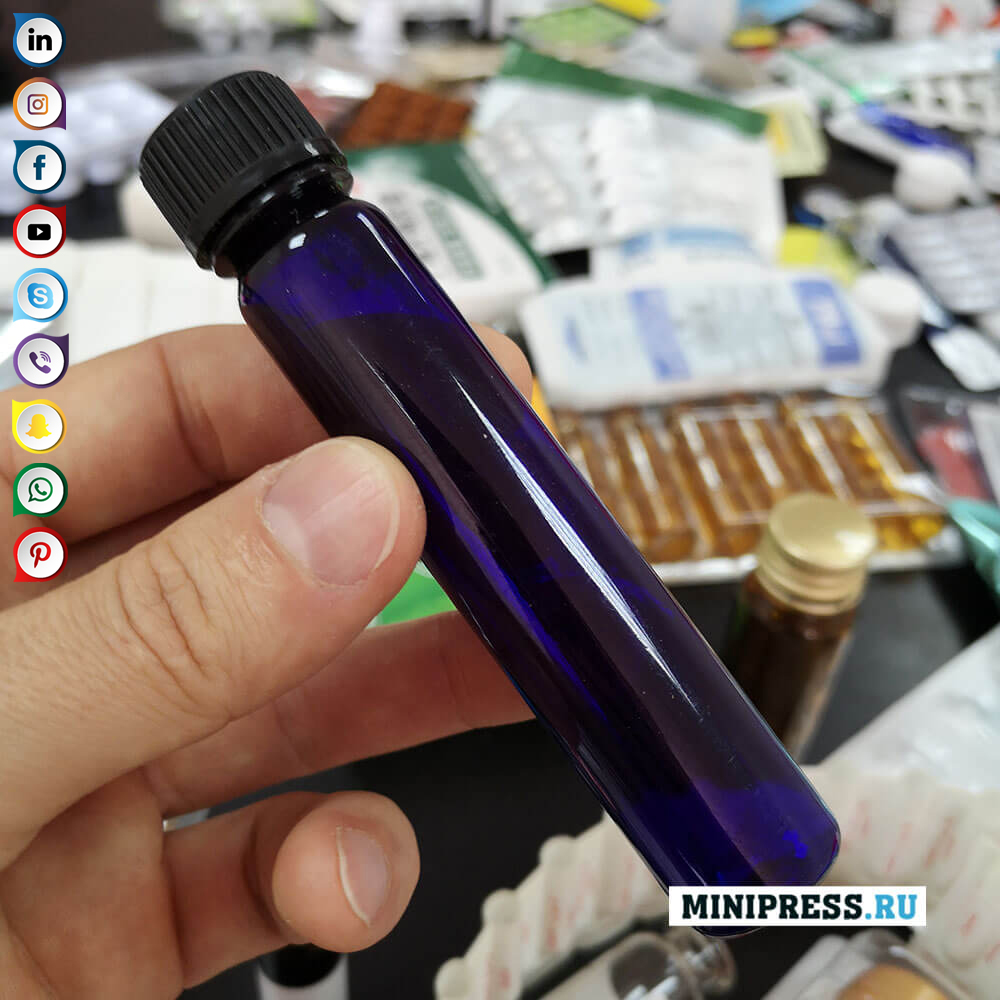 Embolir iode en ampolles