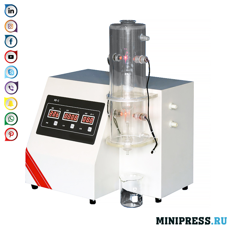 Oprema za ispitivanje viskoznosti i fluidnosti od želatine