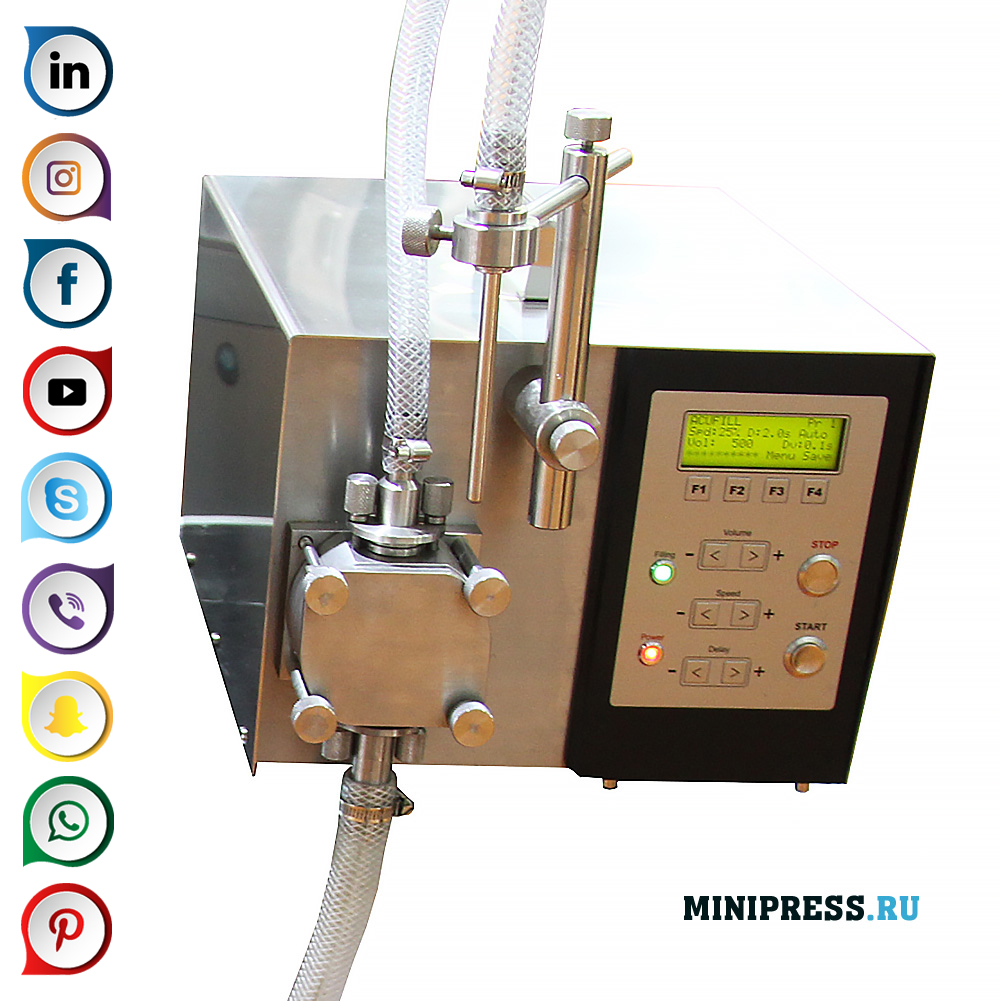 Programirana zupčana pumpa za doziranje tekućih materijala