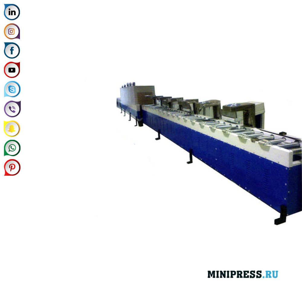Stisnite liniju pakiranja za duge proizvode u filmu