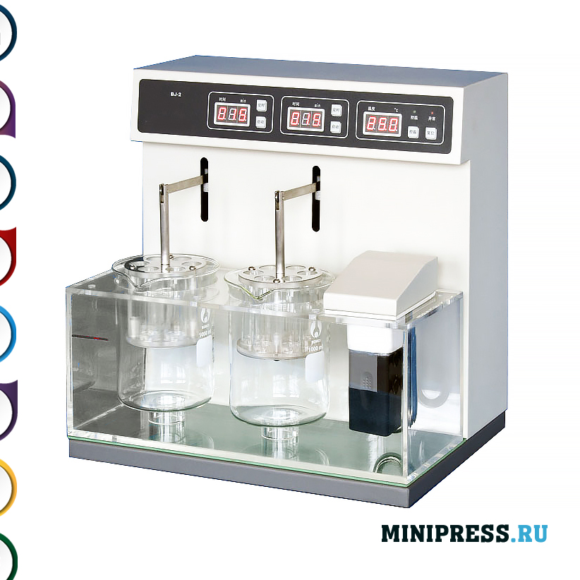 Září pro testování rozpadu pevných látek ve farmaceutické výrobě