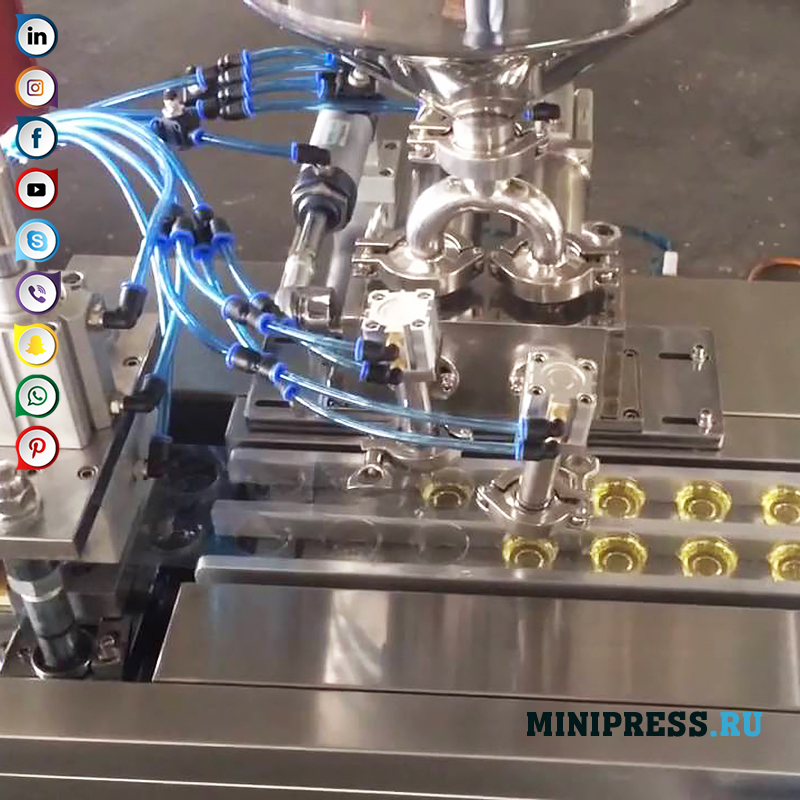 Září pro balení medu a tekutých produktů do jednotlivých blistrů