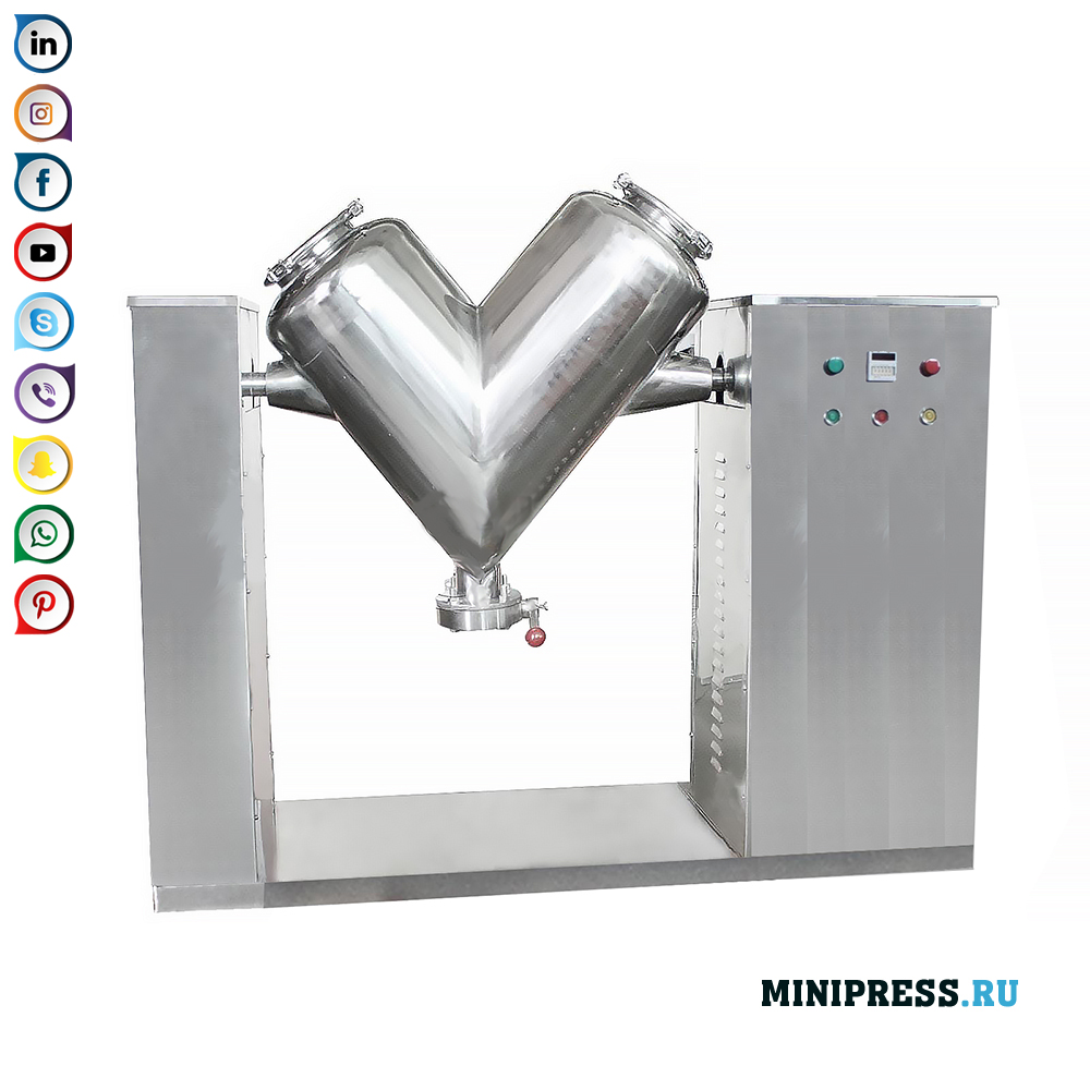 Højeffektiv mikser til blanding af tørt pulver