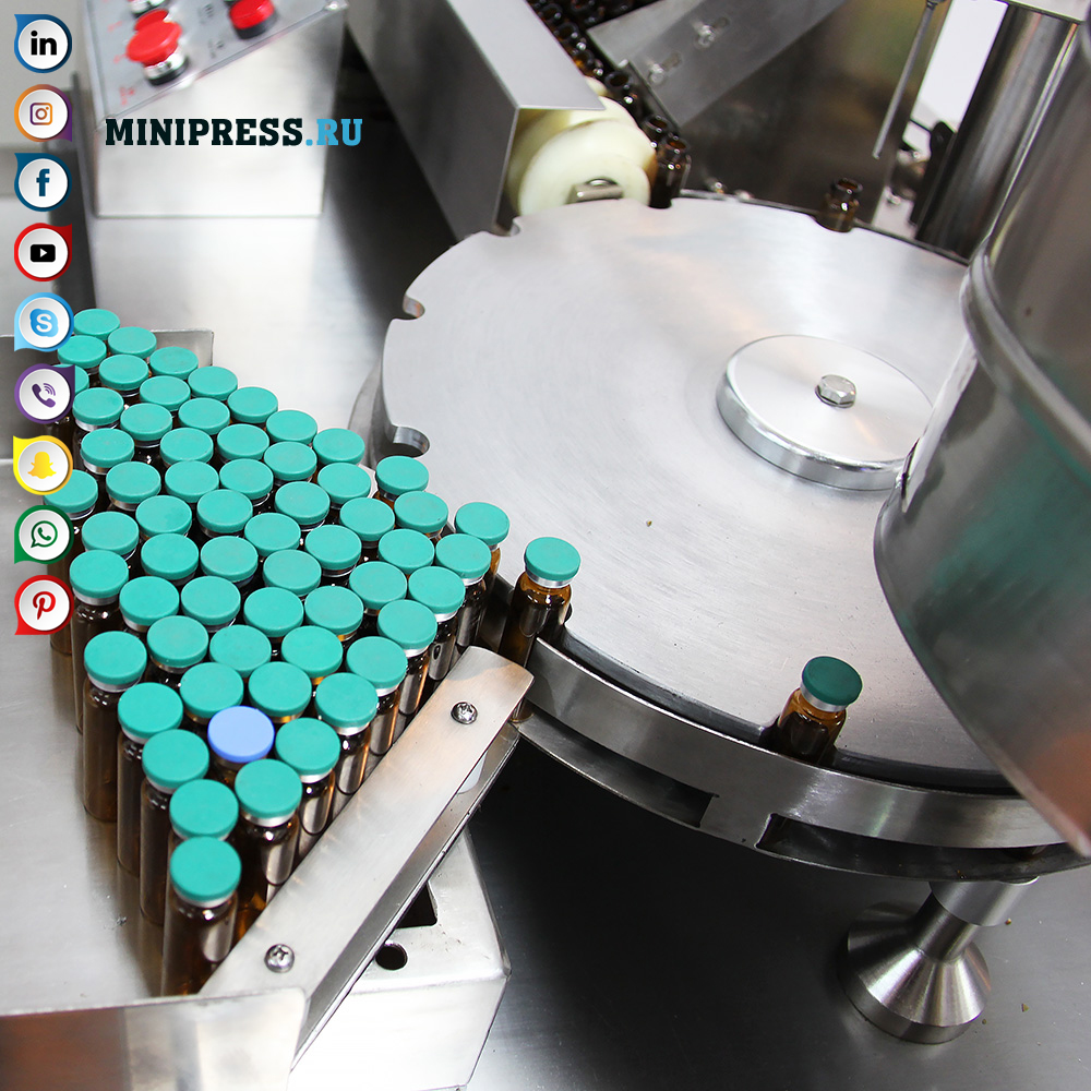 Automatisk udstyr til fyldning af væsker i ustabile flasker