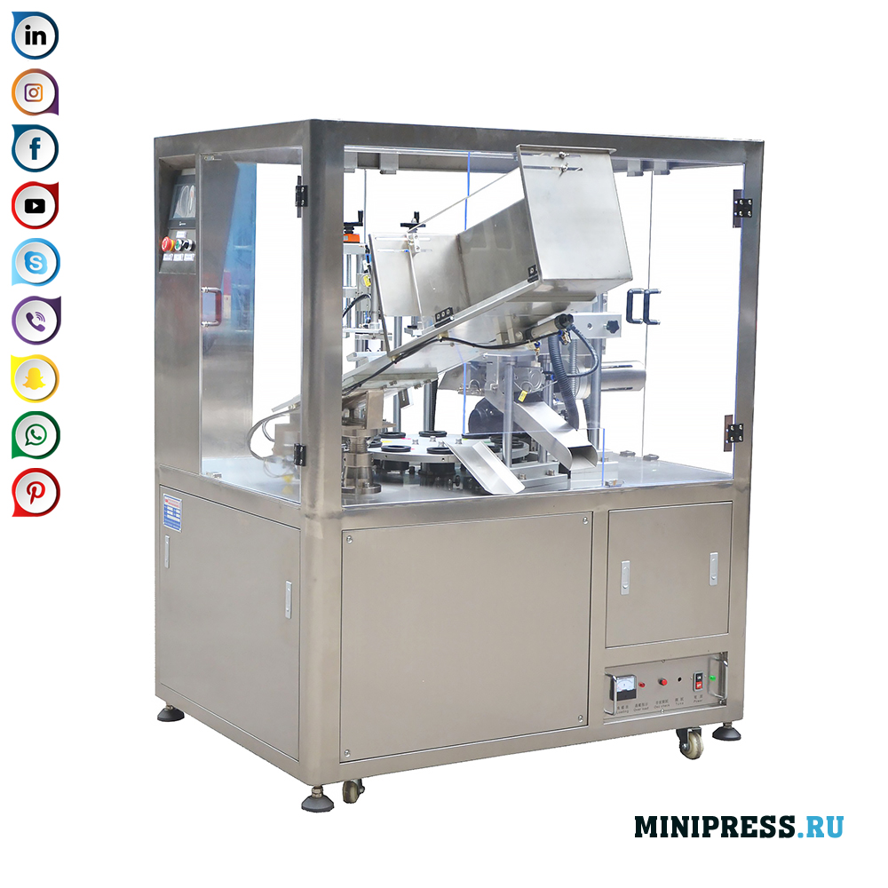 Udstyr til påfyldning af plastrør og ultralyds kantforsegling