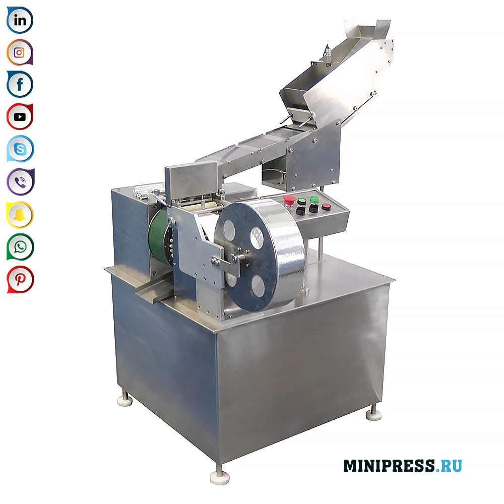 Maskine til gruppeemballering af tabletter med en diameter på 20-25 mm