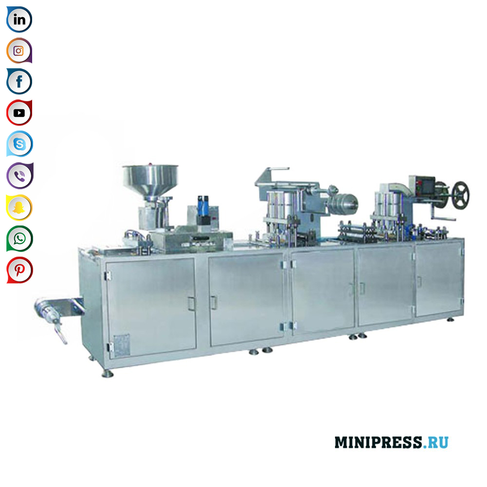 Aluminium / PVC / aluminium blisterpakningsmaskine