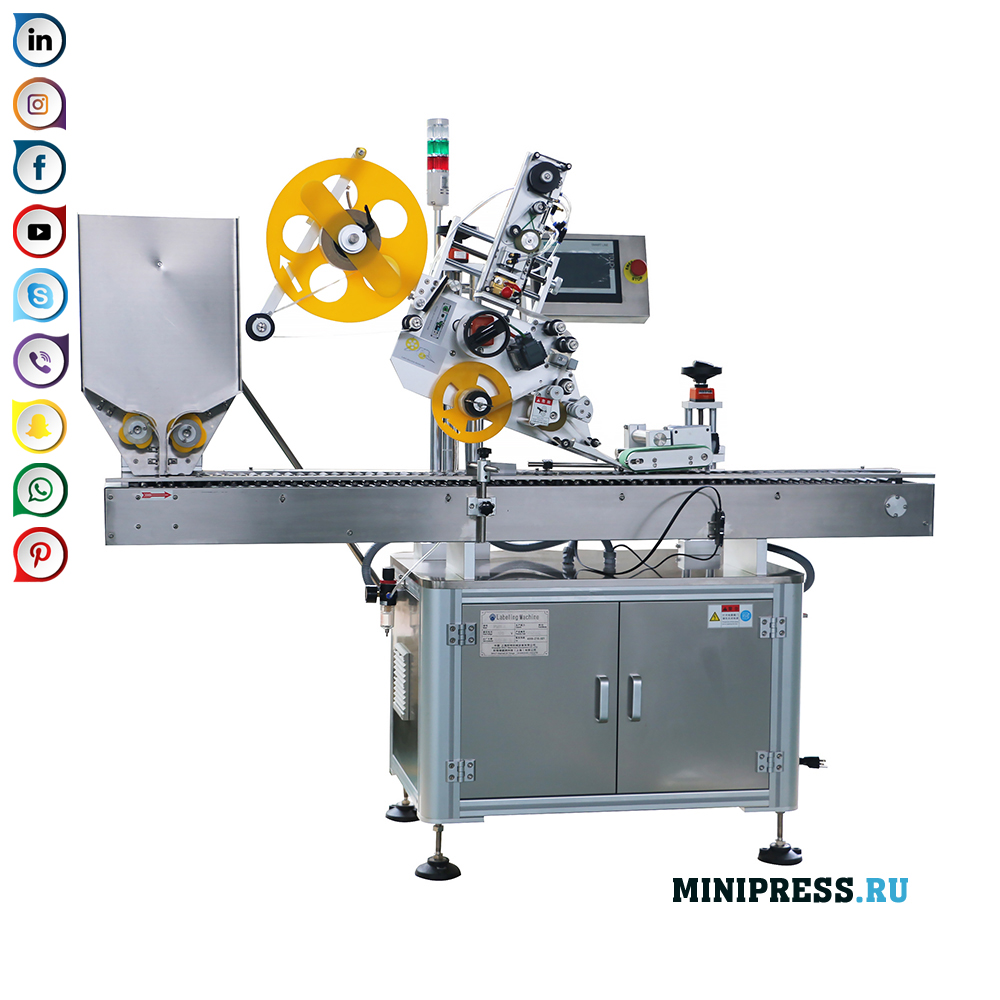 Automatische label sticker machine