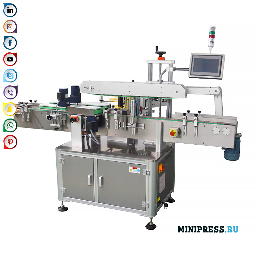 Automatische label sticker machine