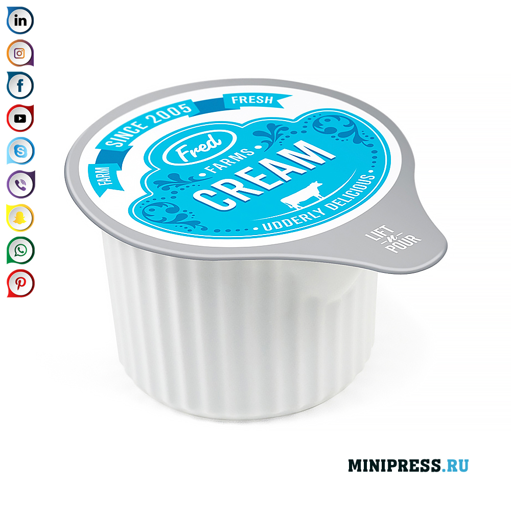 Blister voor het verpakken van capsules, tabletten, dragees, melk van snoep, kauwgom, jam, vloeibare chocolade