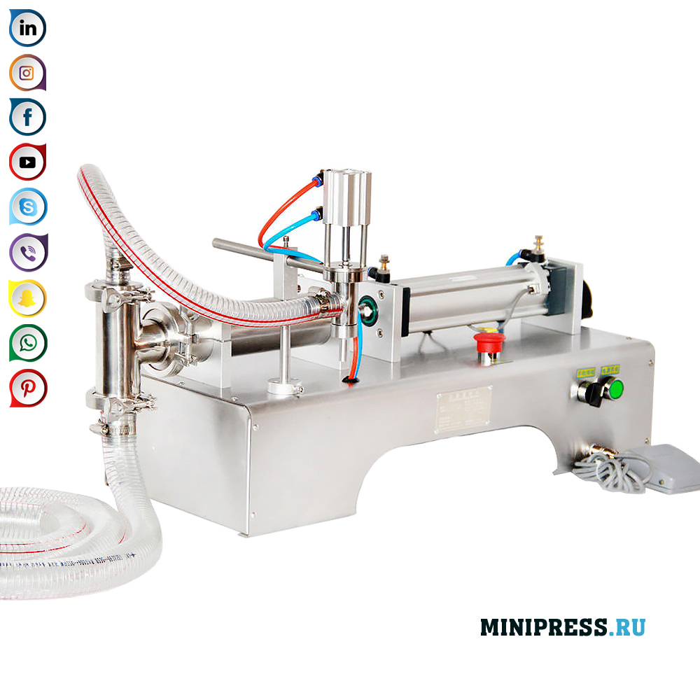 Halfautomatische tafelvulmachine