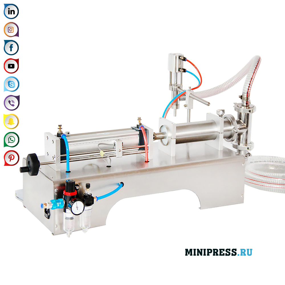 Halfautomatische tafelvulmachine
