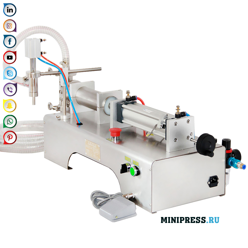 Halfautomatische tafelvulmachine