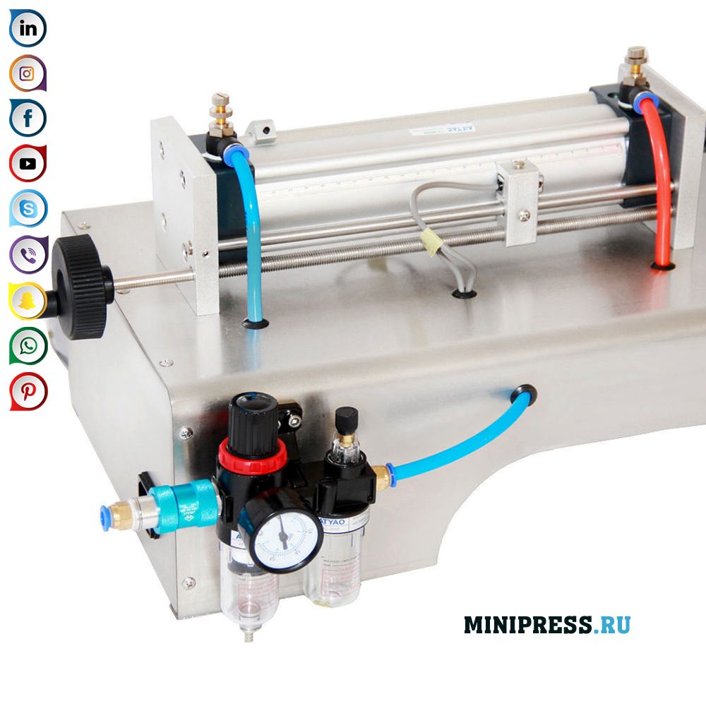 Halfautomatische tafelvulmachine