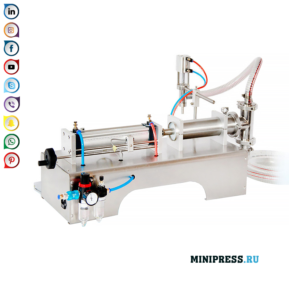 Halfautomatische tafelvulmachine