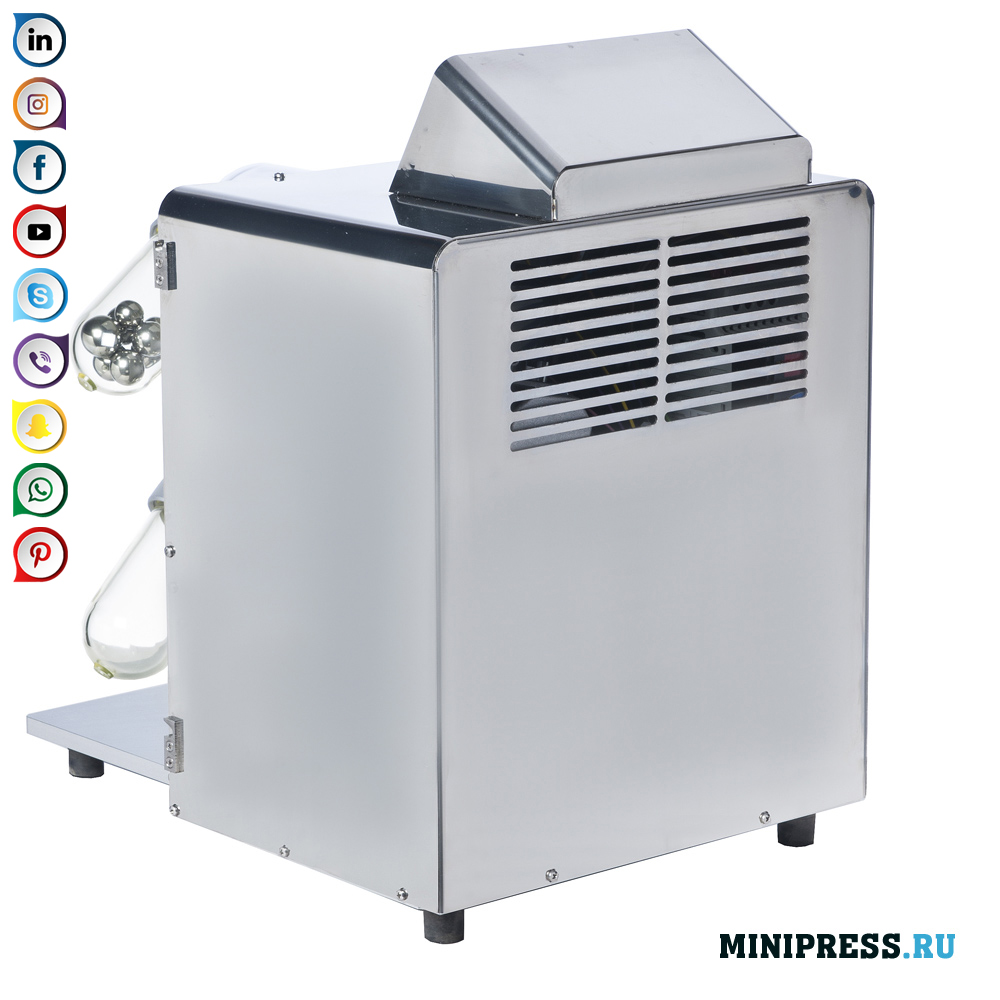 Mixer voor laboratoriumbal en peddel