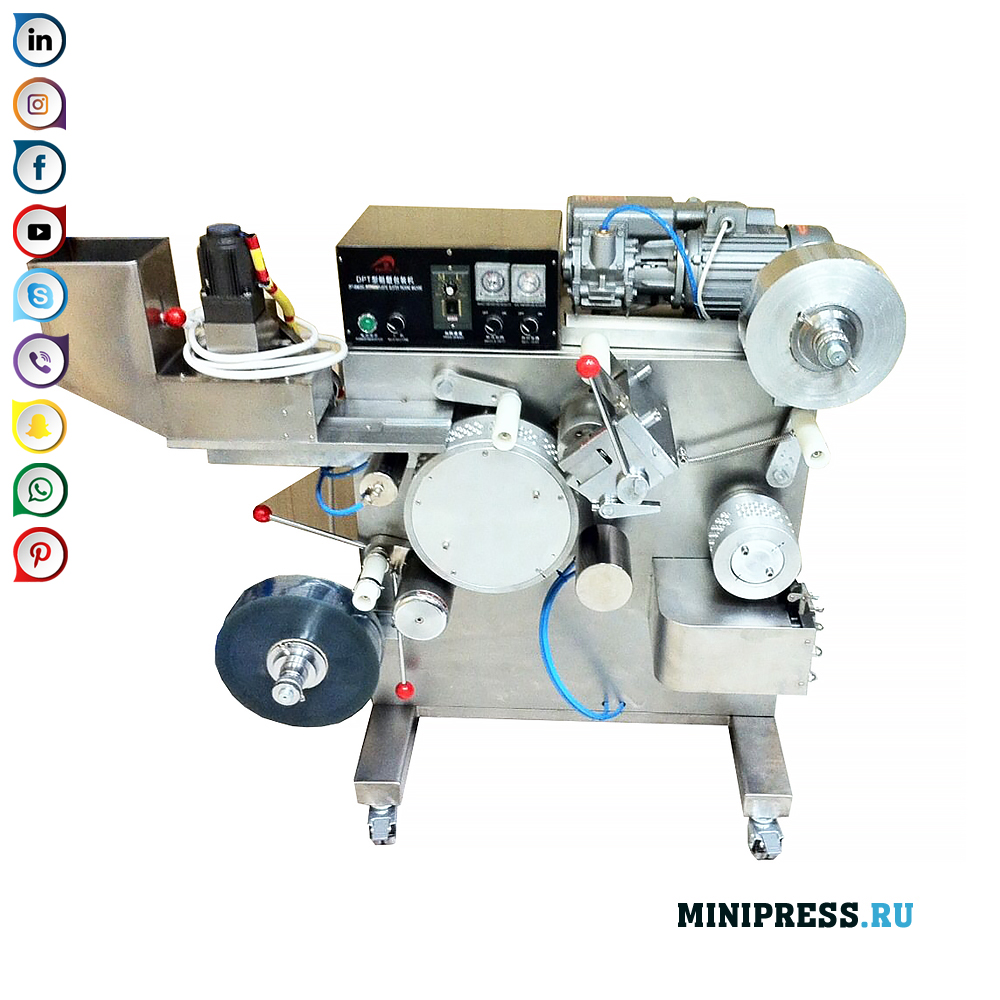 Apparatuur voor het automatisch verpakken van tabletten en gelatinecapsules in blisters