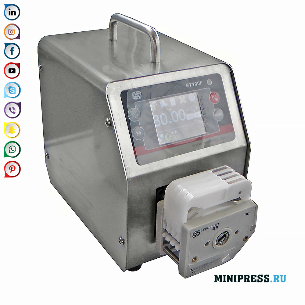 Productie en verkoop van peristaltische pompen; nauwkeurigheid van vloeistofvulling