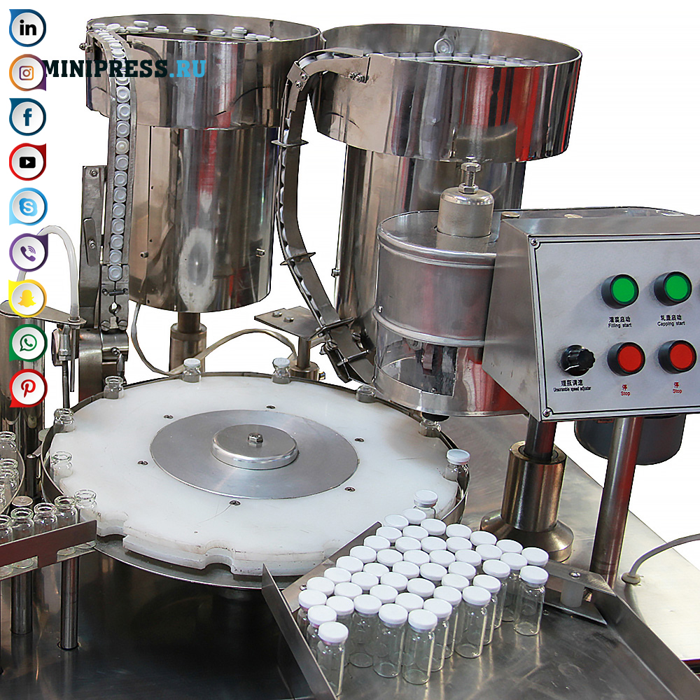 Automatische uitrusting voor het vullen van vloeistoffen in penicillineflesjes
