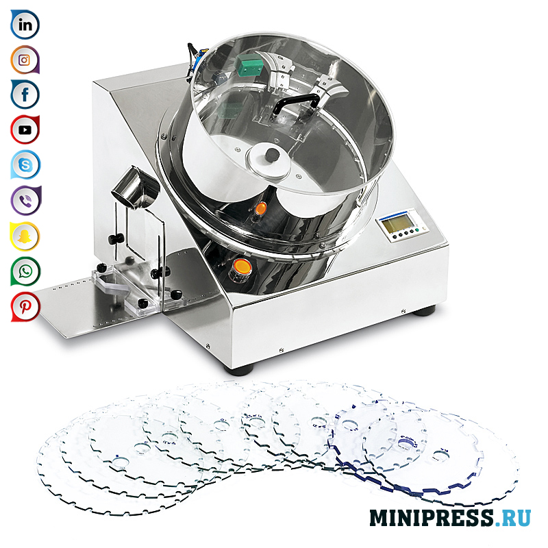 Tafelmodel automatische machine voor het tellen en vullen van tabletten en capsules