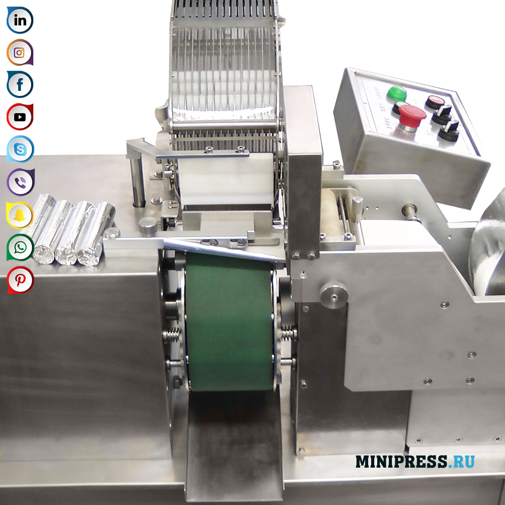 Machine voor groepsverpakking van tabletten met een diameter van 20-25 mm