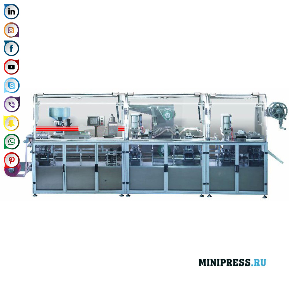 Automatische blisterverpakkingsmachine aluminium-aluminium / aluminium-pvc