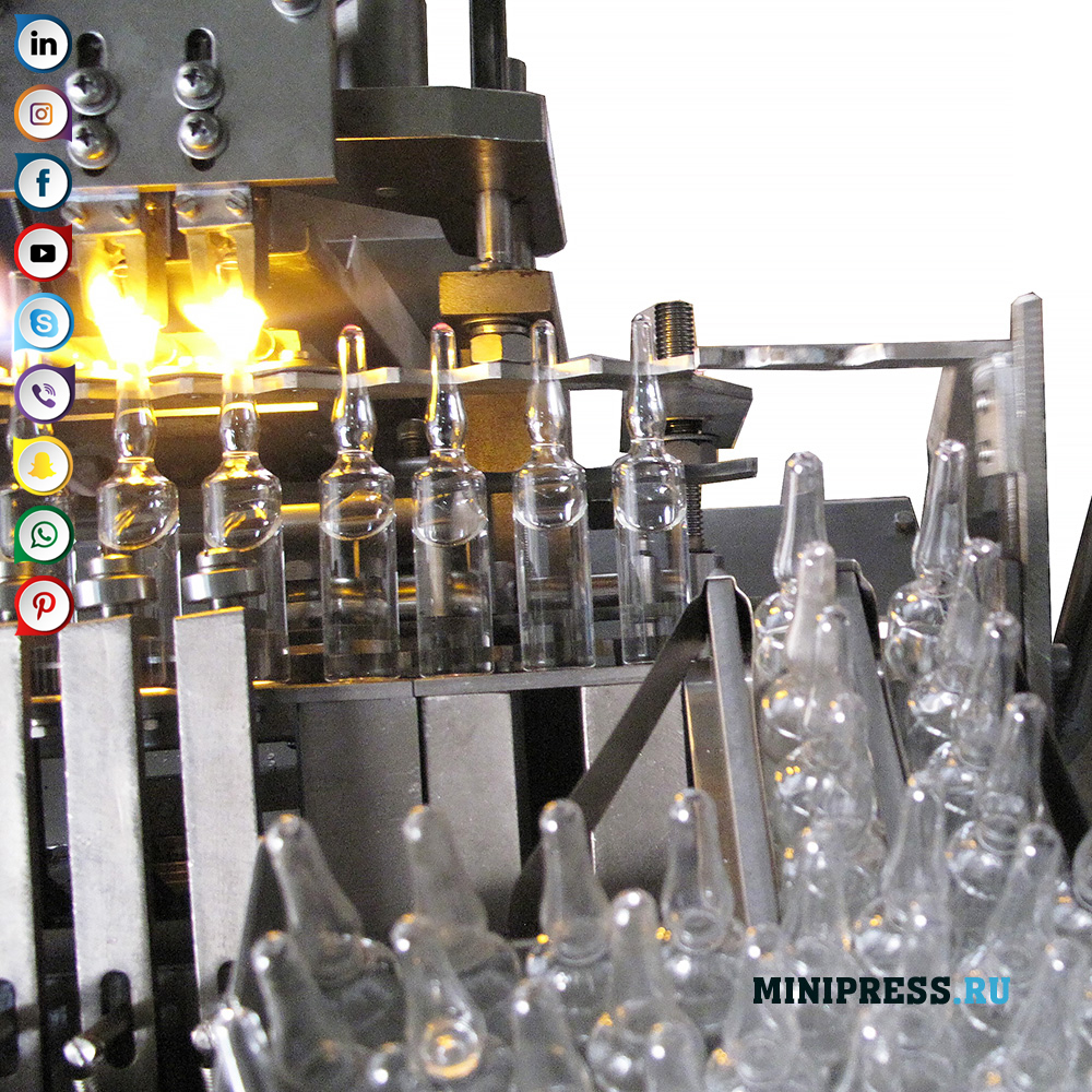 Machines for filling and sealing ampoules MiniPress.ru Catalog of