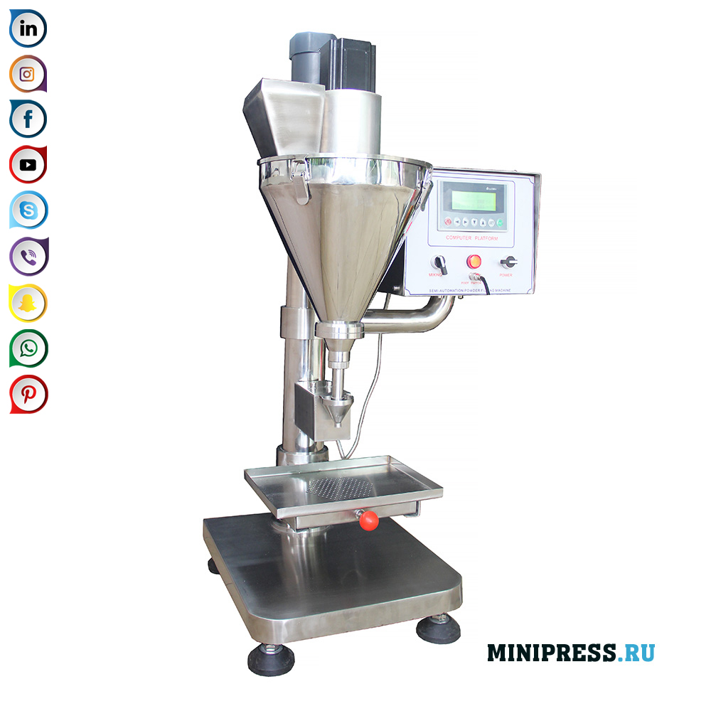 SEMIAUTOMATIC DOSING MACHINE SP12 www.Minipress.ru Pharmaceutical