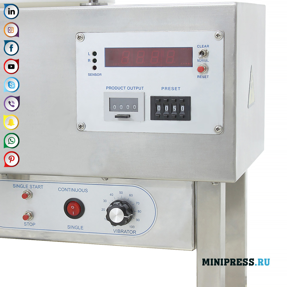 Tablett-automaatne masin tablettide ja kapslite loendamiseks ja täitmiseks