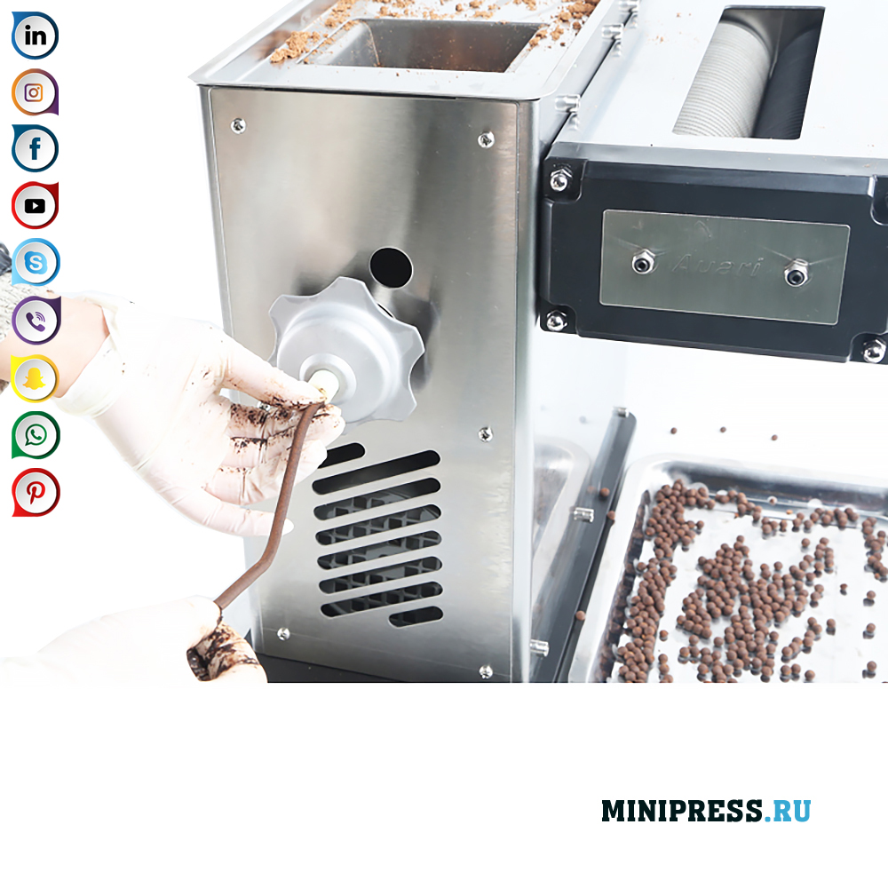 Laitteet ruoanlaiton boilien ja dražeiden tuotantoon