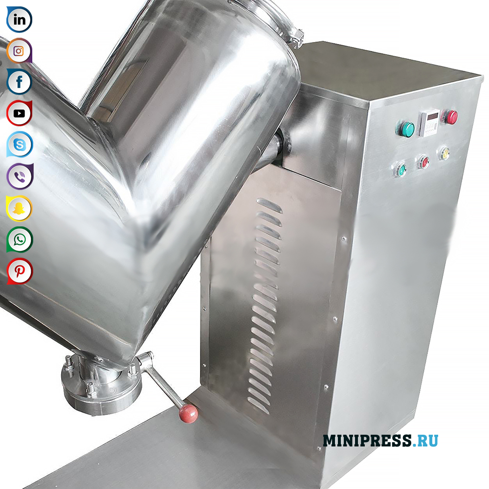 Tehokas sekoitin kuivajauheen sekoittamiseen