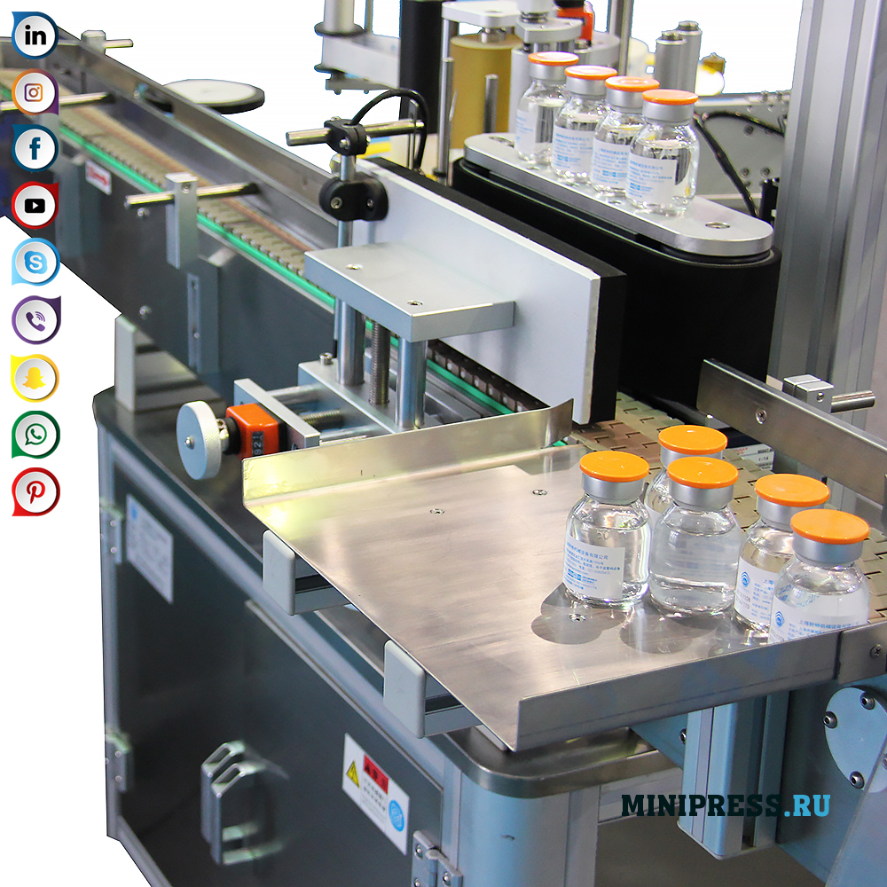 სტიკერის ავტომატური ეტიკეტის მანქანა