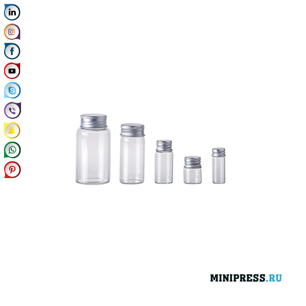 სტერილიზებული და გამხმარი ფლაკონები