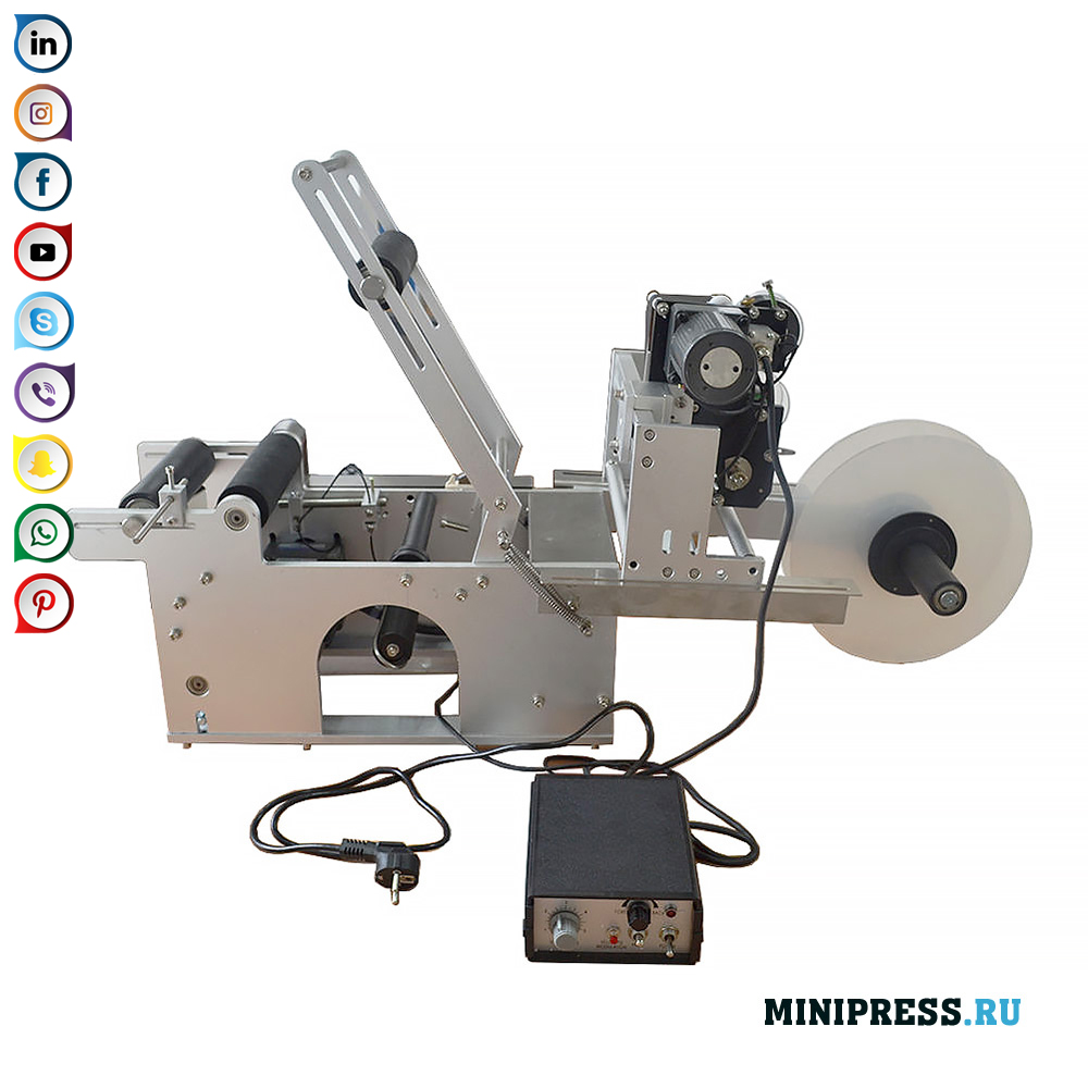 Εξοπλισμός επισήμανσης για φιάλες και φιάλες από πλαστικό και γυαλί