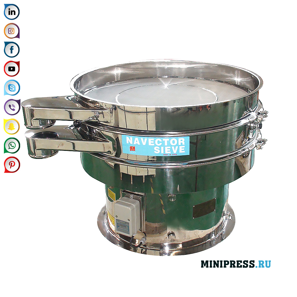 Δονητική οθόνη για την κλασμάτωση τροφίμων και φαρμακευτικών προϊόντων