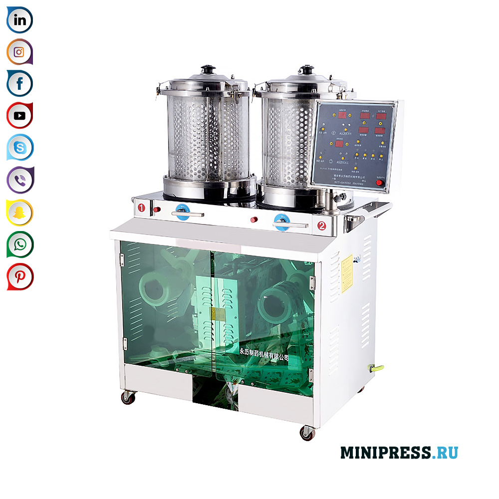 Mesin pengisian dan pengemasan ramuan