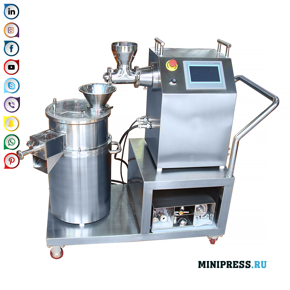 Granulator Farmasi Ekstrusi Dengan Mesin Pelet